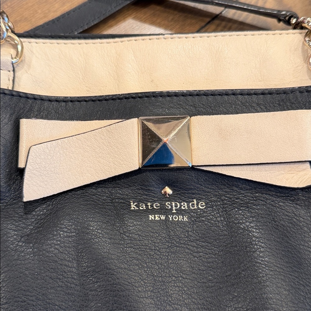 kate spade ♠️ Hancock Park Maryanne Leather Bow Shopper - Picture 8 of 13